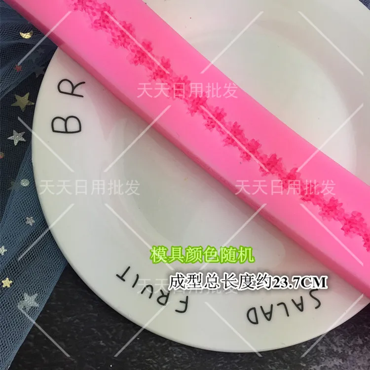 Формочки в форме кружева для шоколада формы цветок силиконовые декорирование