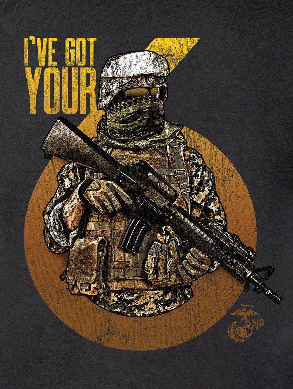 

I've Got Your 6. Unique Design Marine Gift T-Shirt. Summer Cotton Short Sleeve O-Neck Mens T Shirt New S-3XL