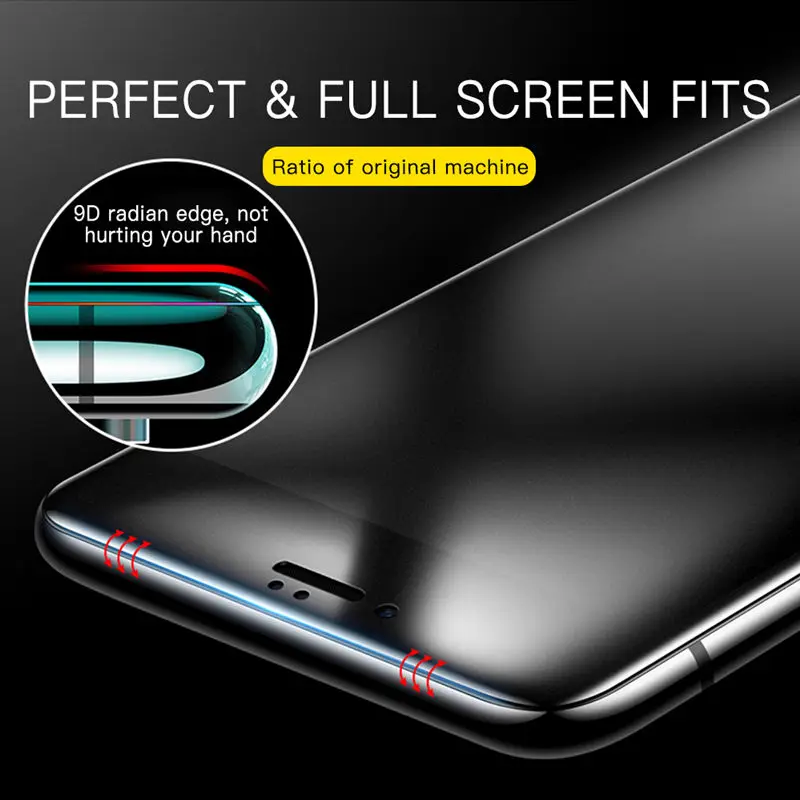 Матовое закаленное стекло 9D для Samsung Galaxy A50 A70 A51 A71 A01 A11 A31 A81 A91 A10E A20E A10S A20S с защитой