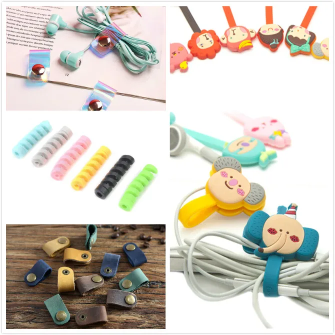 Зарядное устройство USB кабель моталки крепление для управления фиксатор 1/2 шт.