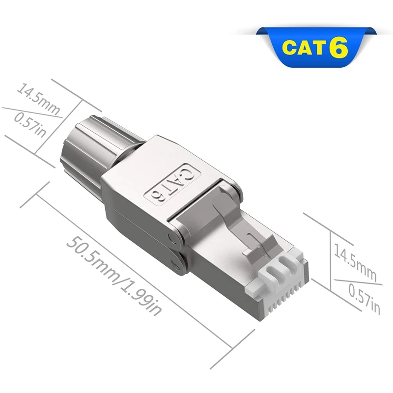 2 шт./упаковка Модульный сетевой разъем для RJ45 CAT6 | Компьютеры и офис