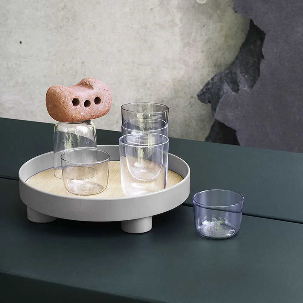 

1 Piece Simple Solid Color Round Storage Tray Portable Bedroom Table Decorative Cosmetics Jewelry Sundries Display Organizer