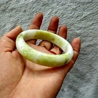 chinese natural hand carved wide strip lantian jade bracelet fashion boutique jewelry for men and women floating flower bracelet