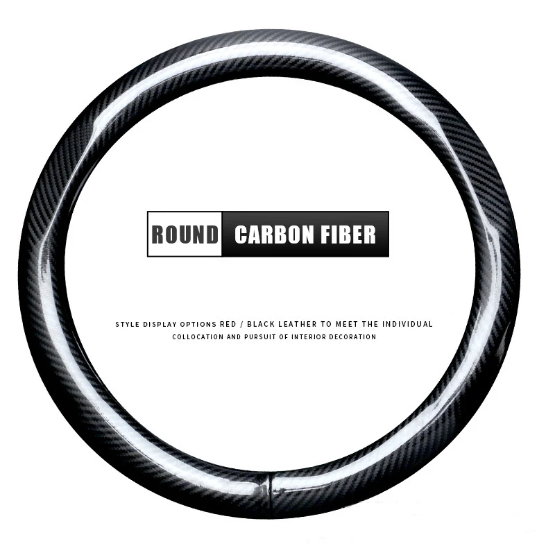 

For Lincoln Car Steering Wheel Cover Whole Carbon Fiber Grip Cover car accessories Heat resistant Auto professional accessories