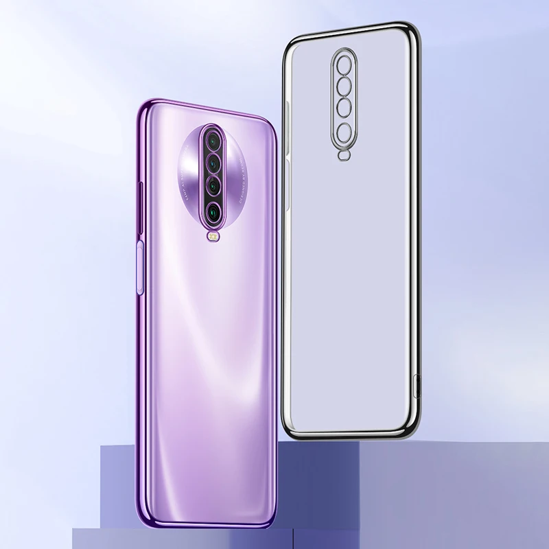 coque soft phone case for poco x2 f2 f3 m2 m3 pro reloaded transparent capa f2pro plating silicone luxury thin back cover fundas free global shipping