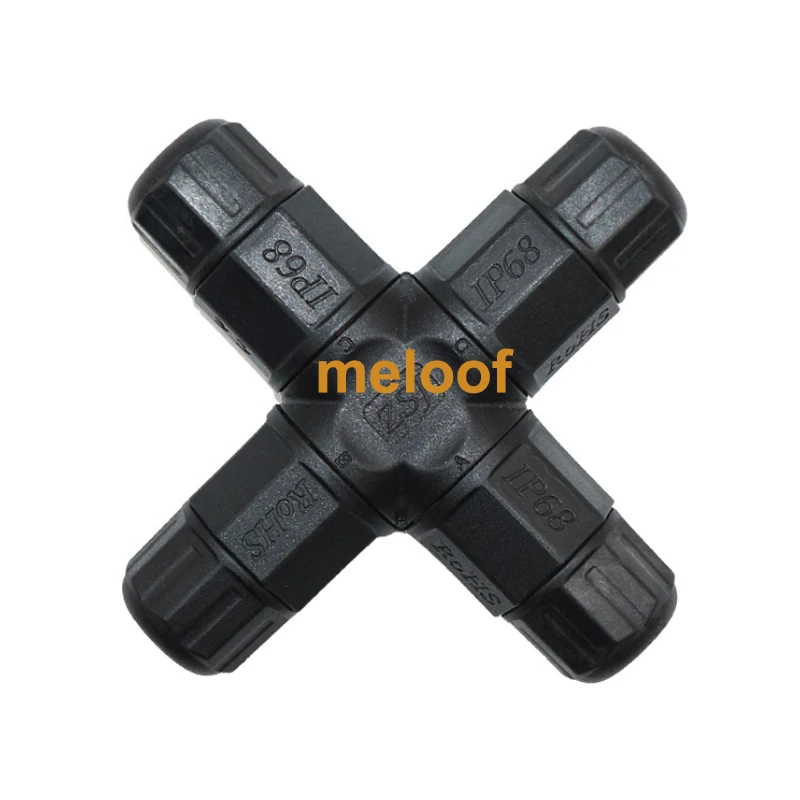 Водонепроницаемый соединитель для электрического кабеля IP68 2 контактный 3 4 5