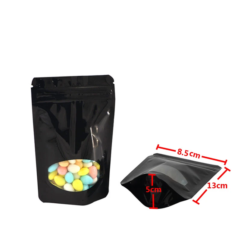 HARDIRON Stand up Глянцевая алюминиевая фольга окно Ziplock мешок кофе порошок орехи сумка