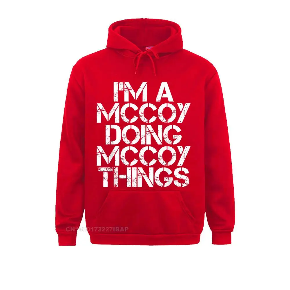 Забавный пуловер MCCOY с капюшоном и надписью семейное дерево