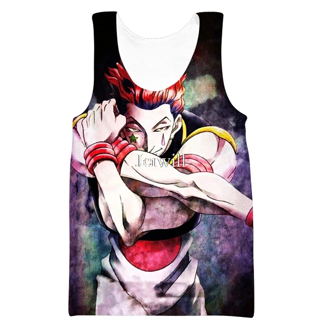 

Hisoka Card T-Shirt/Hoodie/Vest Tee 3D Printing Men And Women Fitness Clothing Hunter X Hunter Hisoka Casual T-shirt