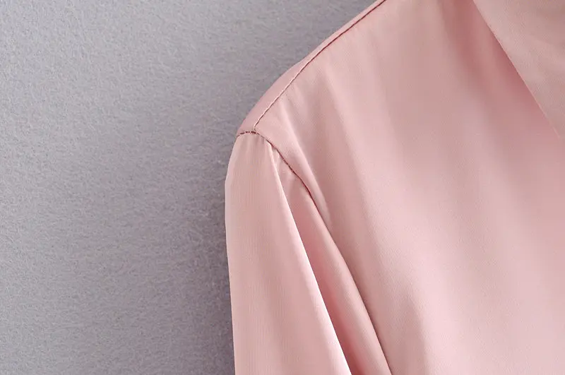 Увядший английский стиль офис леди простой многоцветный сатин blusas mujer de moda кимоно рубашка женские топы футболки размера плюс