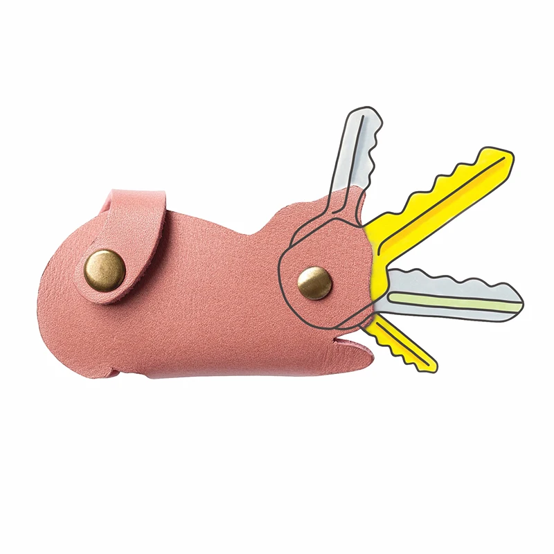 Умный брелок из натуральной кожи винтажный органайзер для ключей от дома