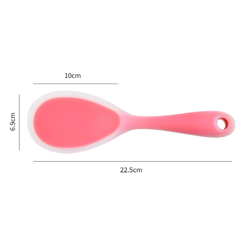 

Manufacturers Wholesale Kitchen Tools One-piece Translucent Silica Gel Spoon Does Not Damage Pot Cooking Utensils Large Size Sil