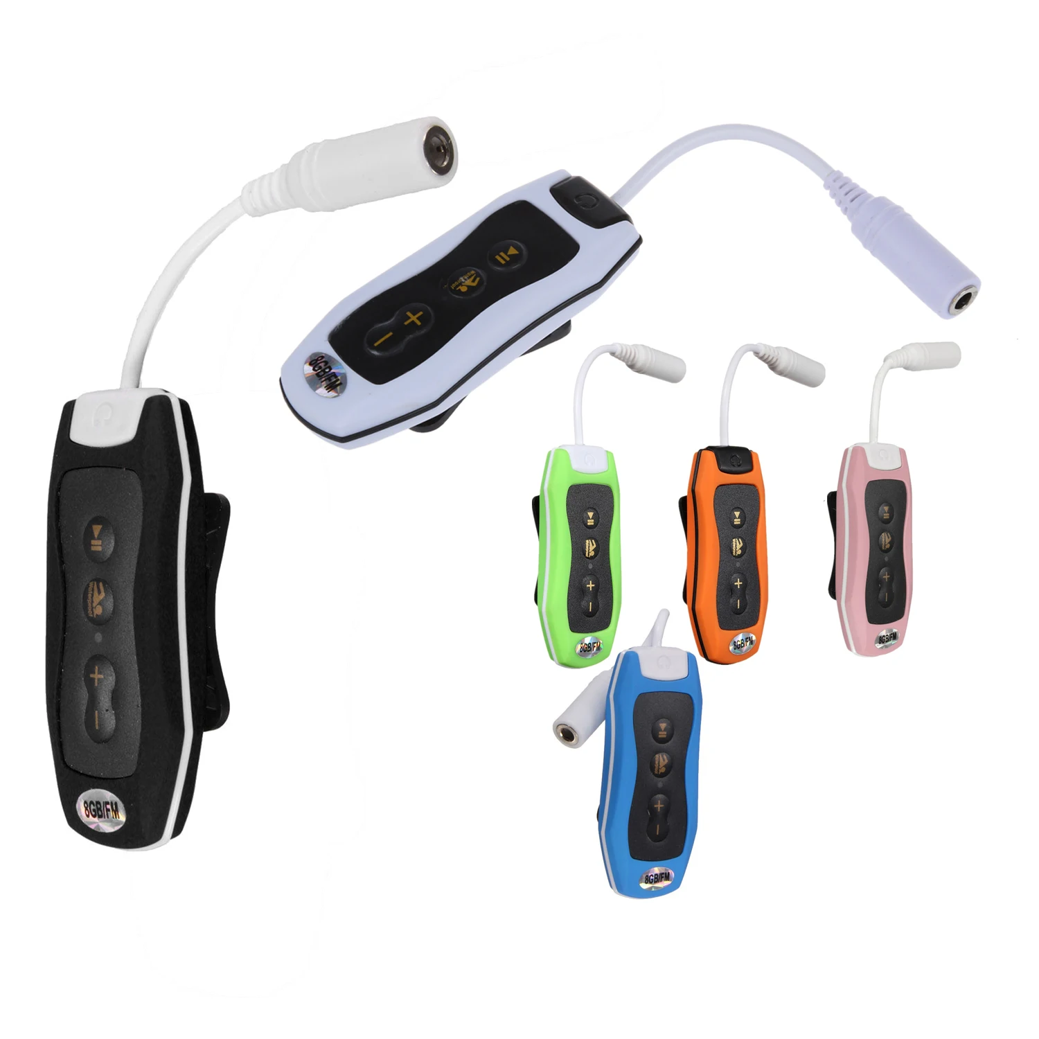 

8GB MP3 Player Swimming Underwater Diving Spa + FM Radio Waterproof Headphones