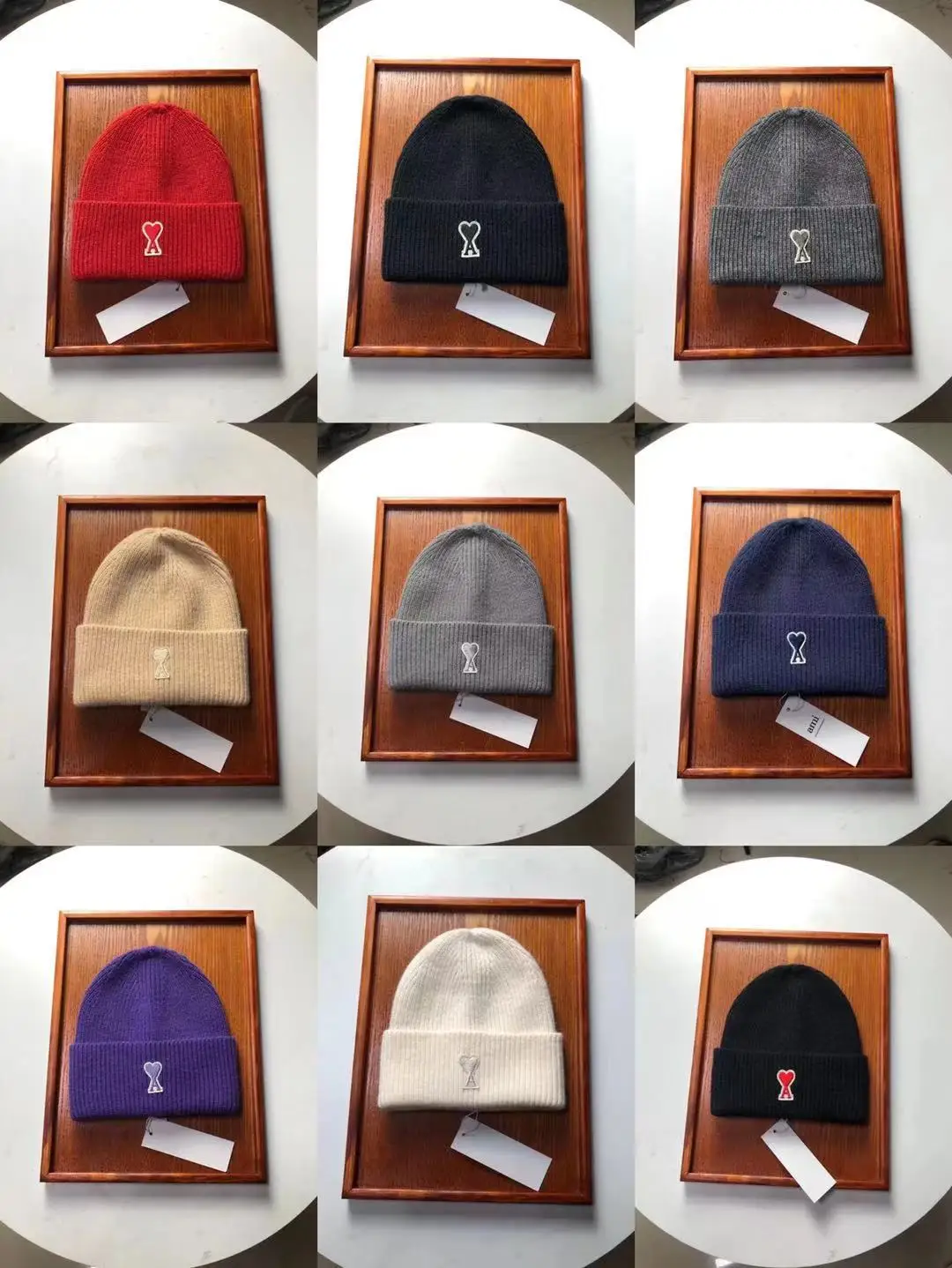 

2021 осень зима модная классическая Модная брендовая роскошная дизайнерская женская мужская шерстяная вязаная шапка с вышивкой влюбленных п...