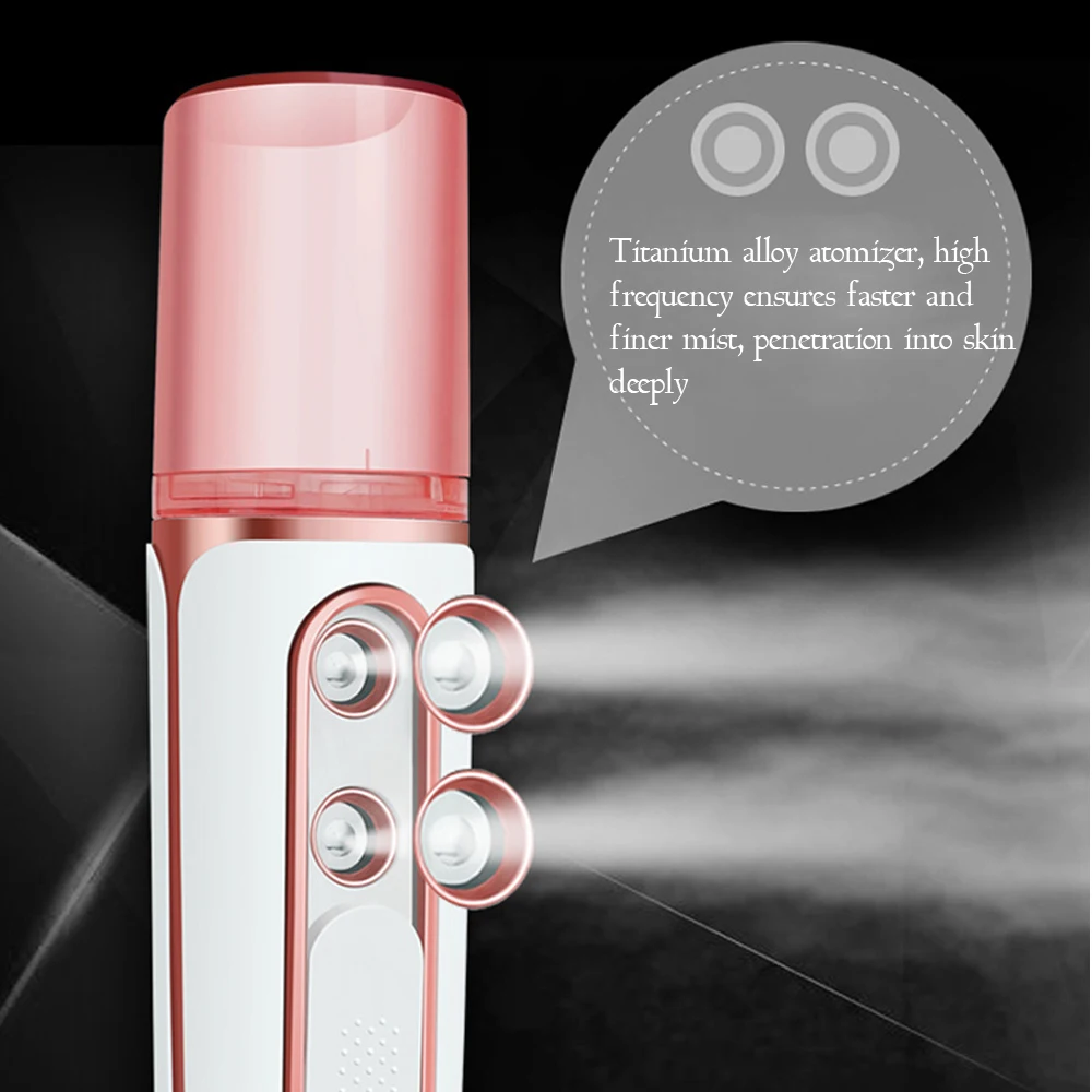 USB перезаряжаемый портативный нано распылитель для лица тела увлажнение