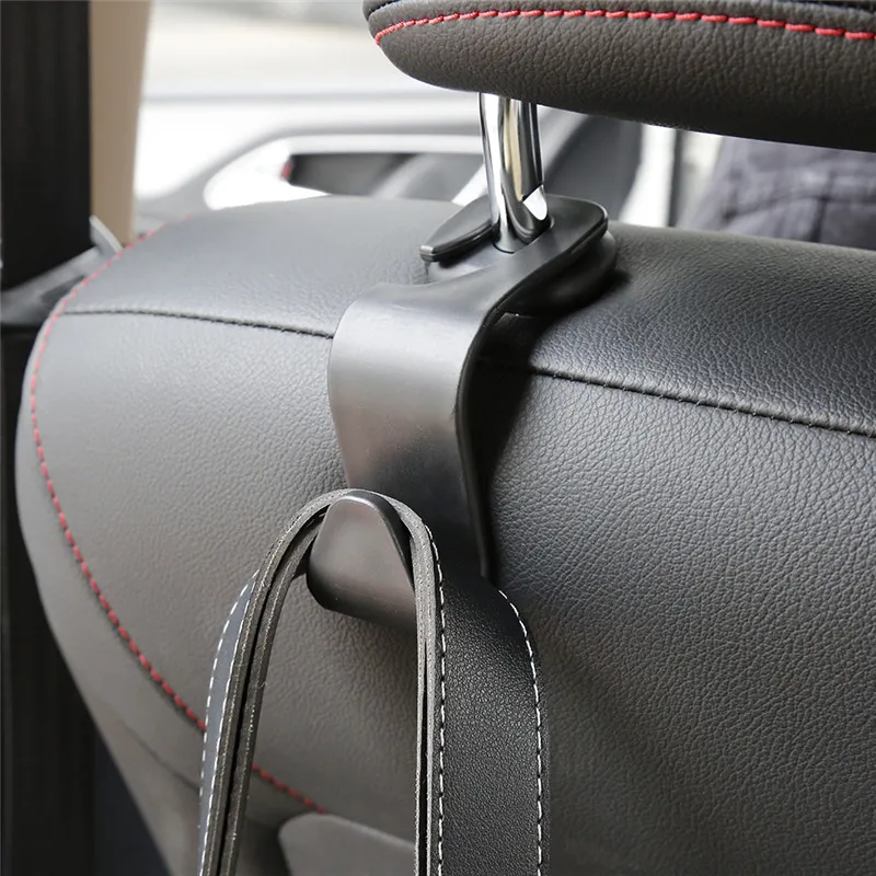 

Car Seat Back Hook Universal Car Accessories Interior Portable Hanger Holder Storage for Car Bag Purse Cloth Decoration Dropship