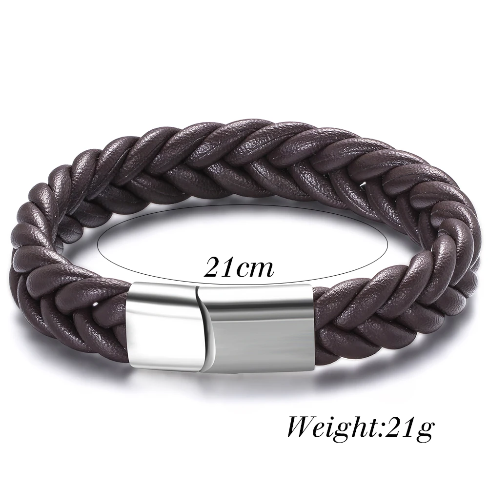 Модный кожаный браслет с индивидуальным логотипом для мужчин Лидер продаж