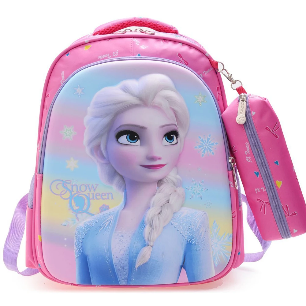 Рюкзак для начальной школы Disney Холодное сердце милый школьный ранец с градиентом