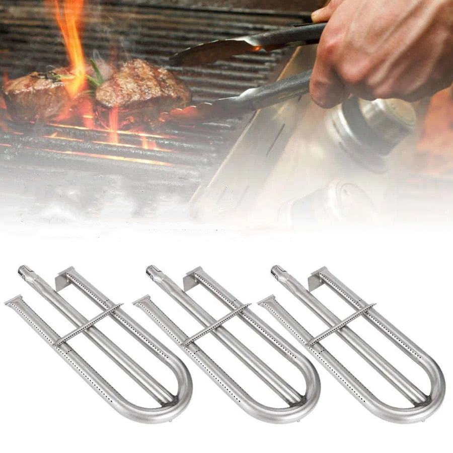 3 шт. Нержавеющая сталь гриль трубка подходит для газовый модели идеального