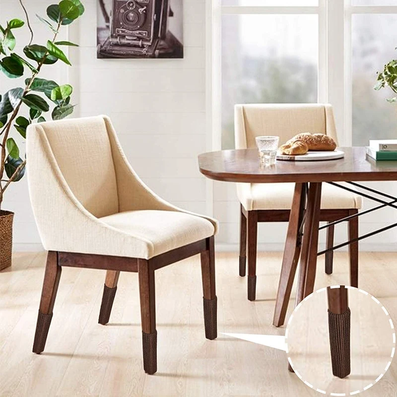 24 шт. мебельная ножка носки вязаные для мебели стула защитные приспособления