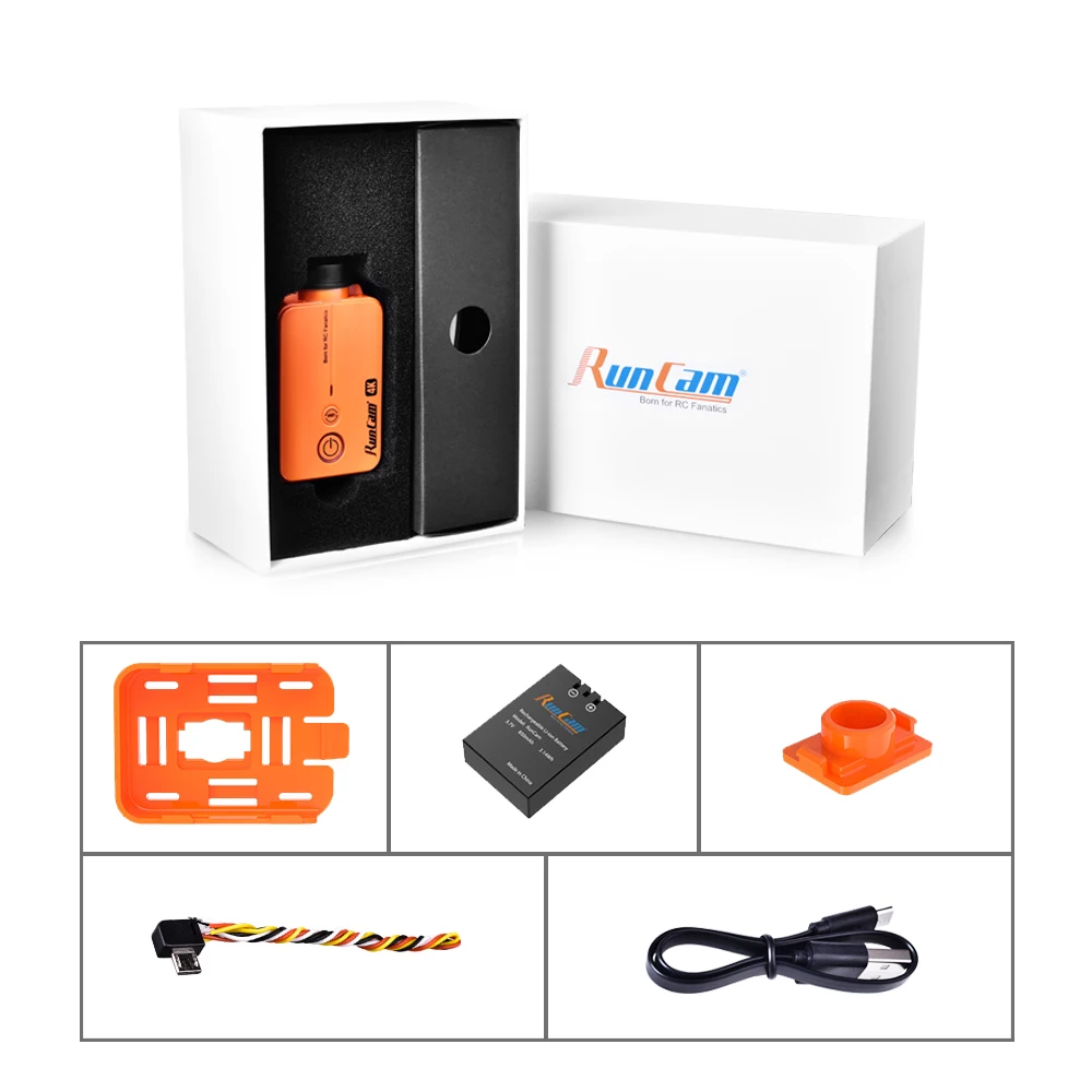 Спортивная Экшн-камера RunCam2 4K мини HD FPV с поддержкой Wi-Fi заднего вида аксессуары