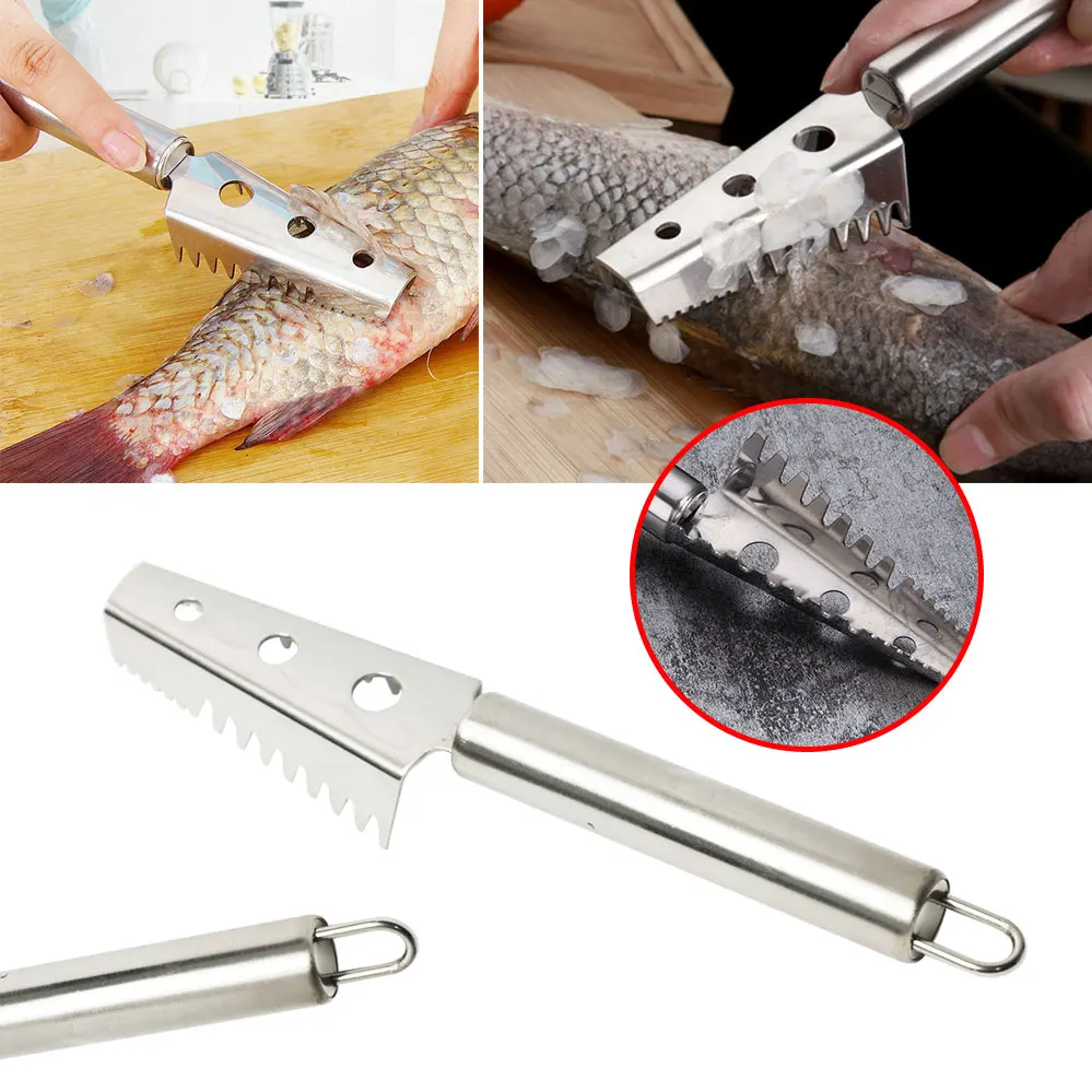 Кухонные инструменты для очистки рыбьей кожи нержавеющая сталь скребок рыбы