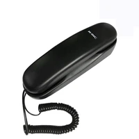 trimline corded phone black slim landline corded phone for seniors deskwall mountable telephone home analog wall phone hotel