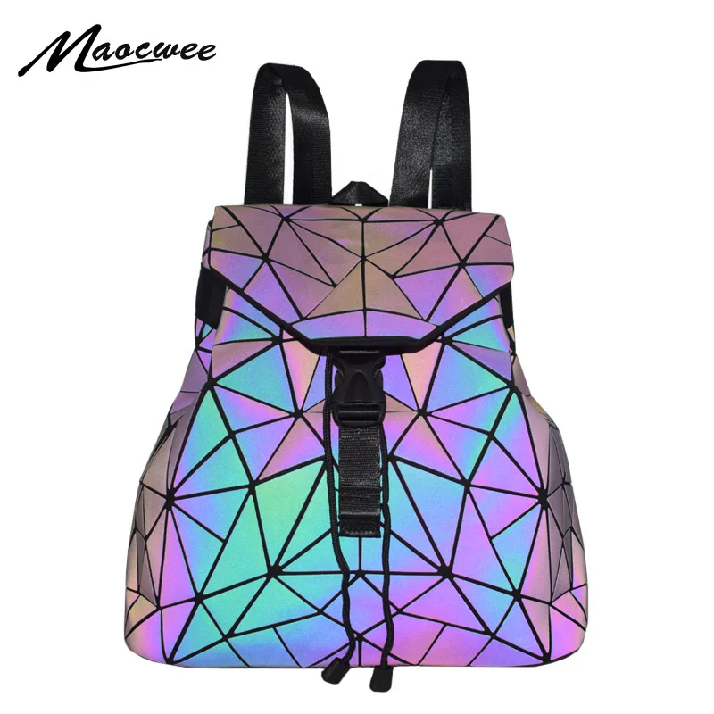 Рюкзак женский с геометрическим рисунком роскошный школьный ранец для девочек