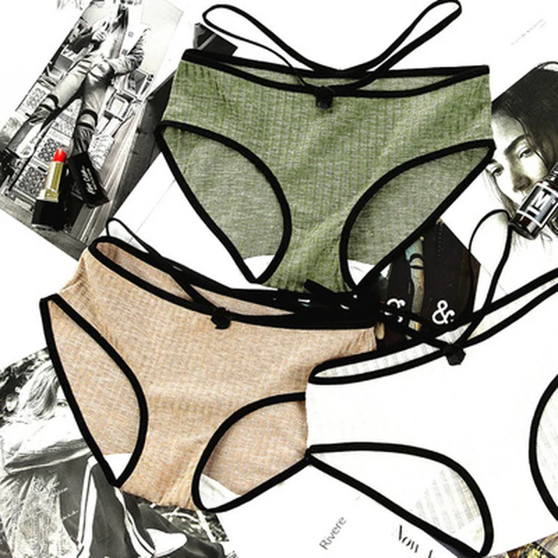 Трусики для женщин хлопковое бесшовное нижнее белье трусики девочек Женские