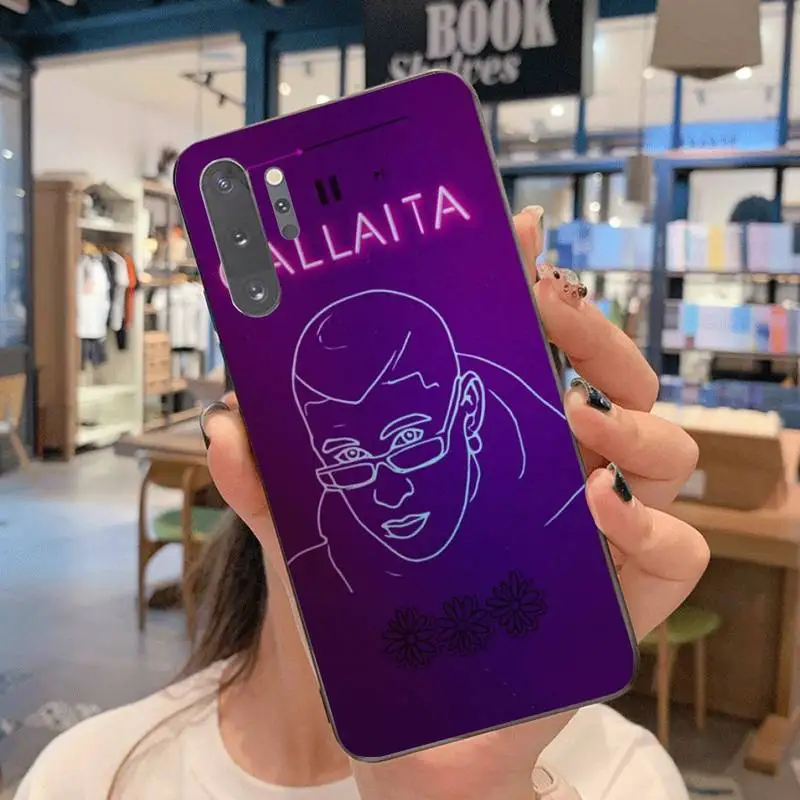 HPCHCJHM плохой кролик DIY окрашенный блестящий чехол для телефона Samsung Note 7 8 9 10 pro Galaxy J7