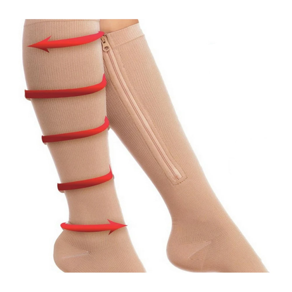 

Open Toe Compression Socks Men & Women Stcoking Medical Running Nursing Hiking Recovery & Basketball Sock