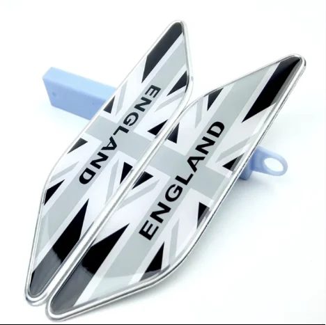 

Pair England UK Flag Auto Car Fender Side Emblem Skirts Badge Decal Sticker accessories