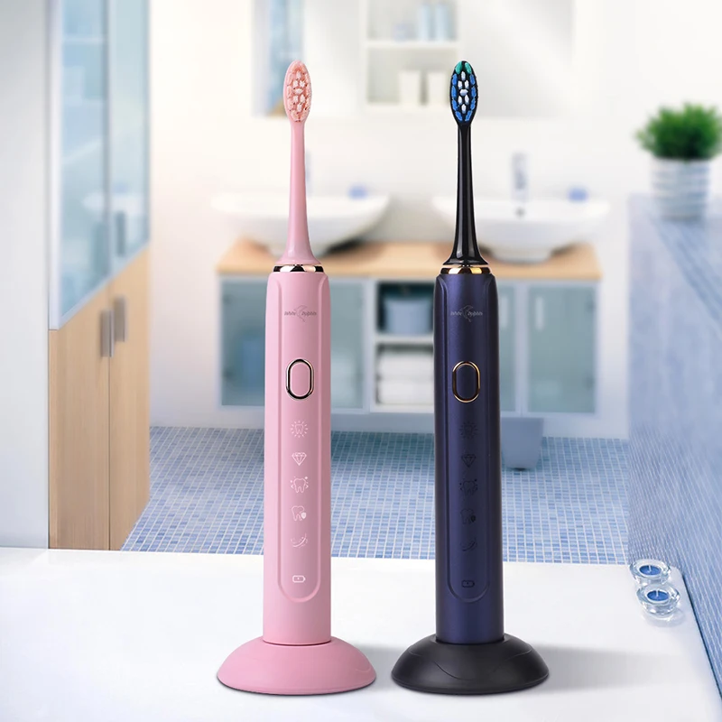 Electric Toothbrush With USB Rechargeable Tooth Brushes Ultrasonic Adult Waterproof  Teeth Brush | Бытовая техника