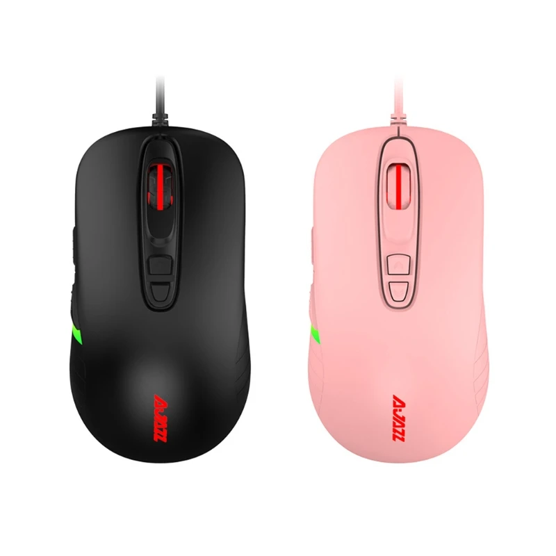 

Проводная компьютерная мышь, эргономичный дизайн, регулируемая RGB подсветка dpi6 для офиса и дома, Проводная компьютерная мышь с 7 клавишами