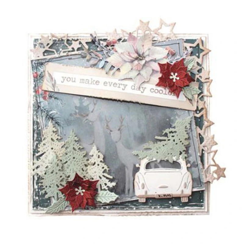 

Metal Cutting Dies DIY Scrapbooking Paper Stamping Die Decor 87HA