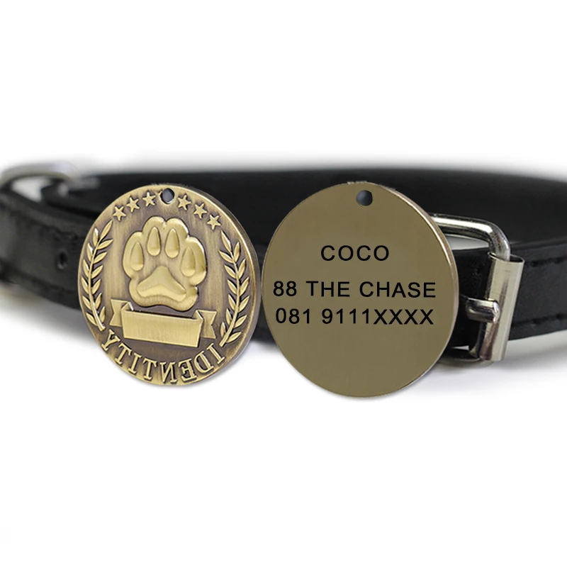 Адресные бирки для собак именная бирка гравировка на заказ|ID бирки| |
