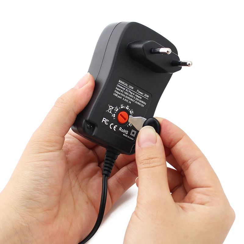 Настраиваемый преобразователь источника питания USB 220 В переменного/постоянного