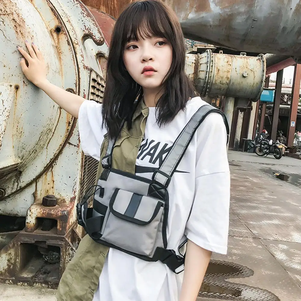 1 шт. Женская и мужская нагрудная сумка поясная в стиле хип хоп Уличная