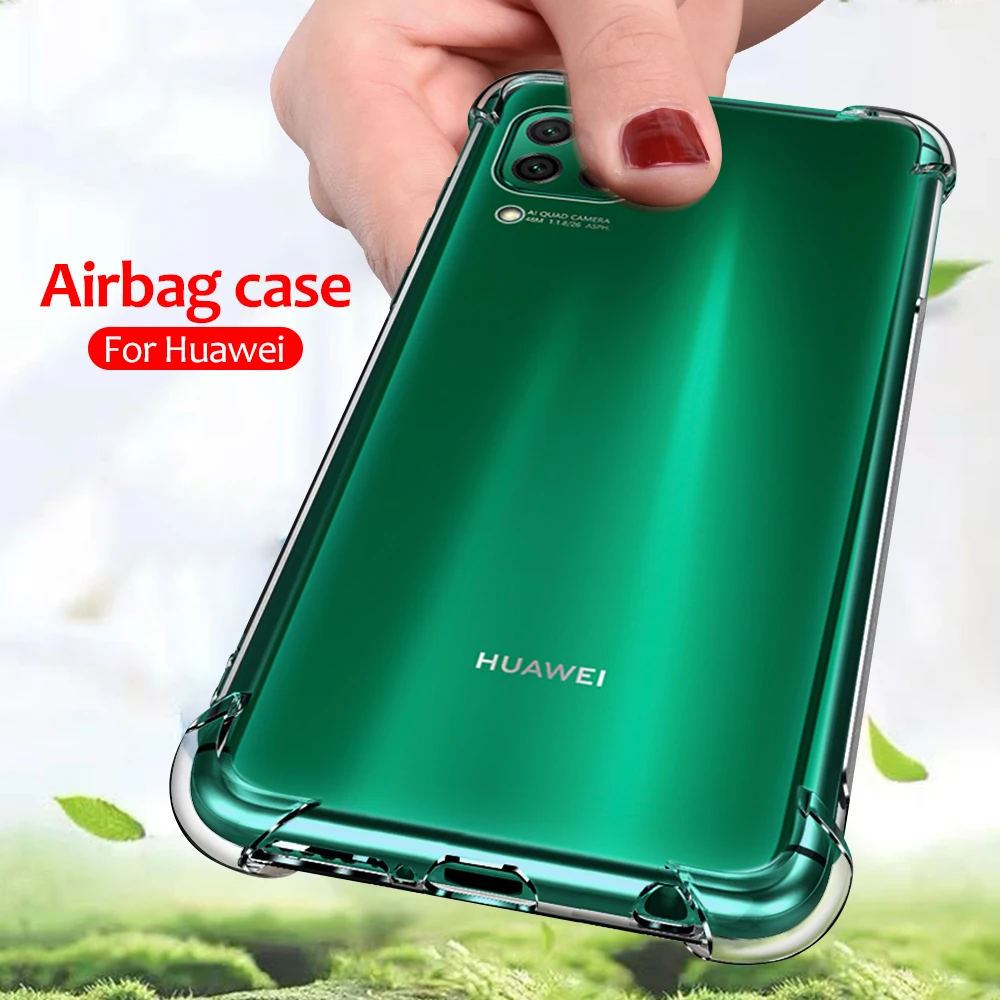 Прозрачный чехол с воздушной подушкой для Huawei Mate 30 Pro P40 Lite чехлы Honor V30 Nova 7 SE 6