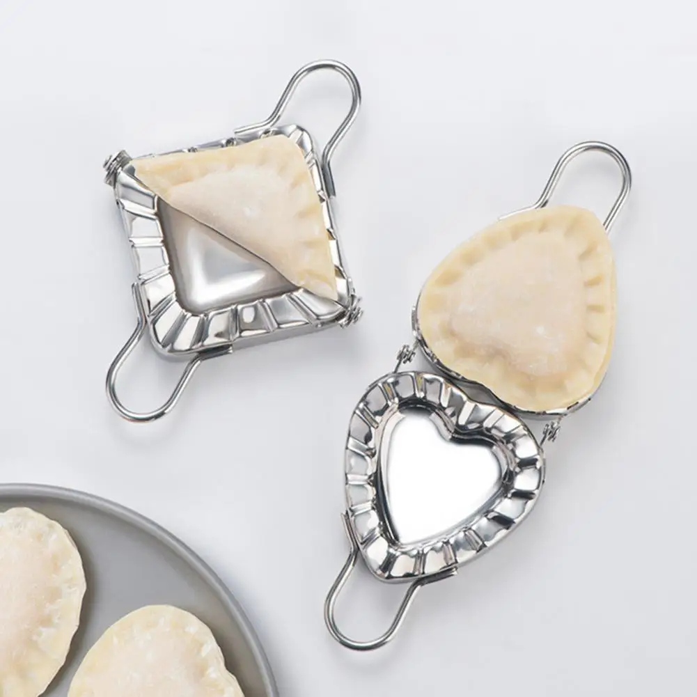 

Manual Stainless Steel Dumplings Mold Anti-corrosion Empanadas Press Dumpling Maker Kitchen Accessories Dumplings Mould Gadget