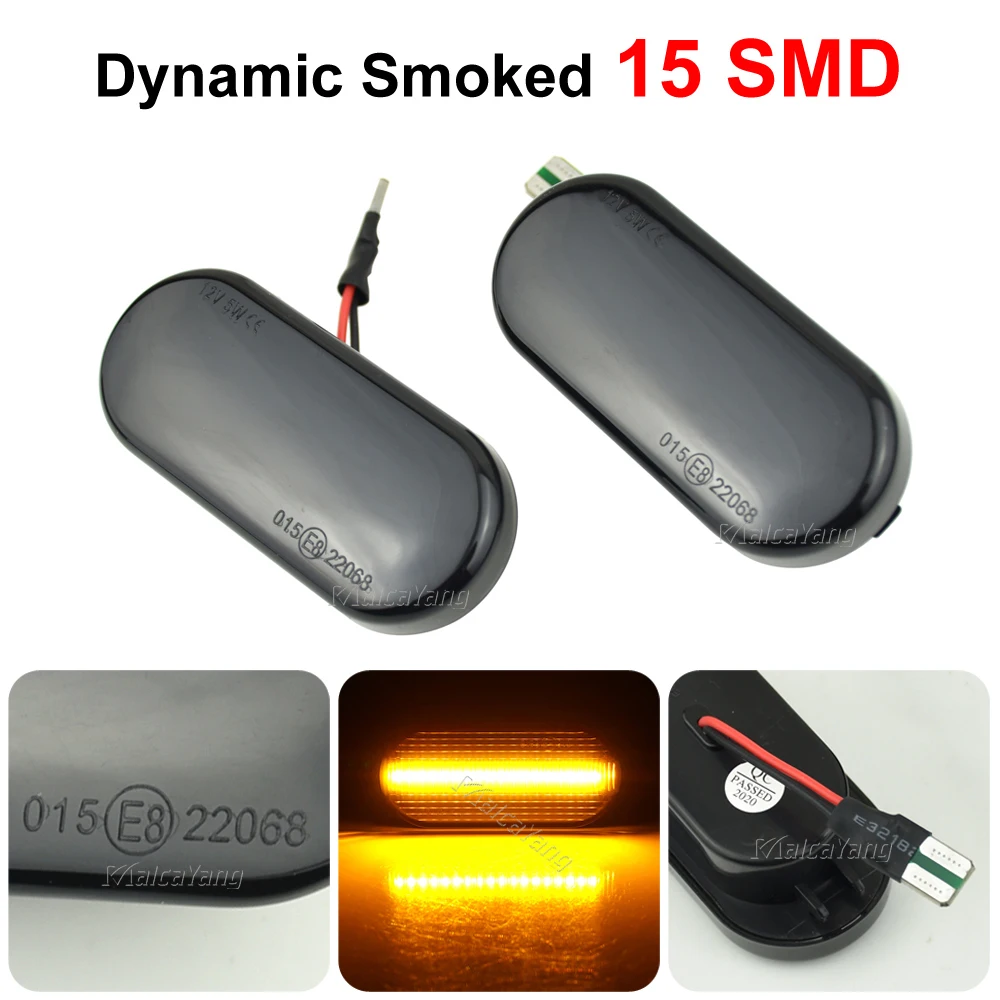 

2pcs LED Dynamic Turn Signal Blinker Sequential Side Mirror Indicator Light for Seat Leon mk2 Ibiza Altea xl Cordoba Alhambra