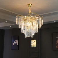 newly designed modern crystal chandeliers for the living room bedroom lighting luxury hotel decorative lights
