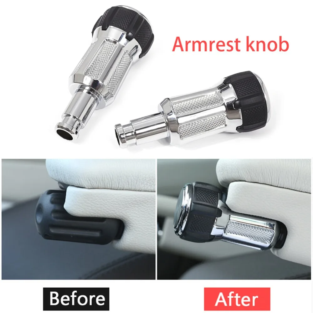 

2PCS For Range Rover Alloy Seat SV Handrail Knob head decoration for Range Rover Sport Discovery Car Accessories
