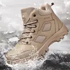 Мужские ботинки, походные ботинки на толстой нескользящей подошве, Новинка осени боевые сапоги джунгли, 2021, тактические ботинки, размер 49