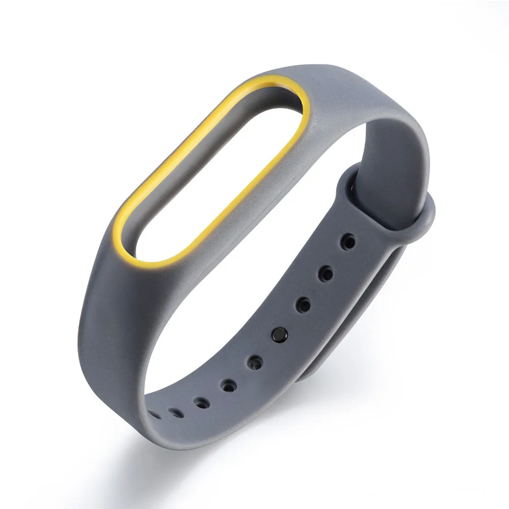 Новый модный спортивный браслет для Xiaomi Mi Band 2 Регулируемый мягкий силиконовый