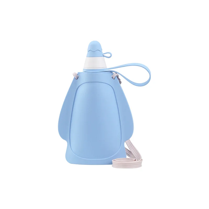350 мл Экологичная Складная мультяшная Детская сумка для кормления водой чашки