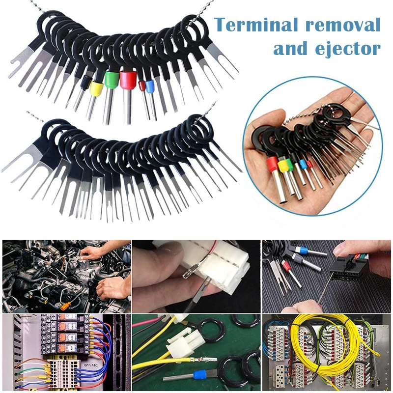 

36/38pcs Terminal Ejector Kit Tool Terminal Pins Puller Repair Removal Tools for Car Pin Extractor Electrical Wiring NJ88