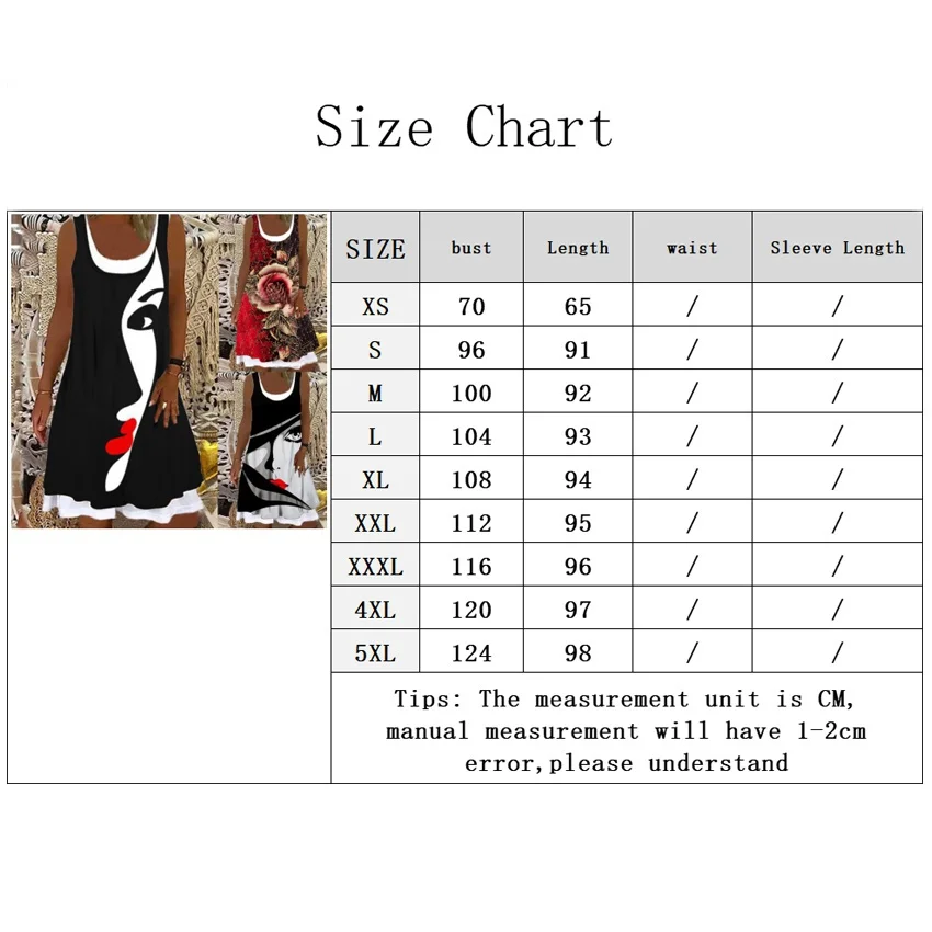 

Plus Size Women Fashion Loose Casual Floral print Round neck short sleeves Abstract print Fake two-piece summer dress