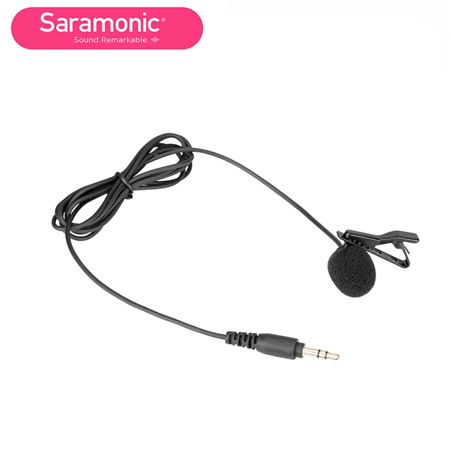 Всенаправленный петличный микрофон Saramonic с зажимом для звуковых устройств