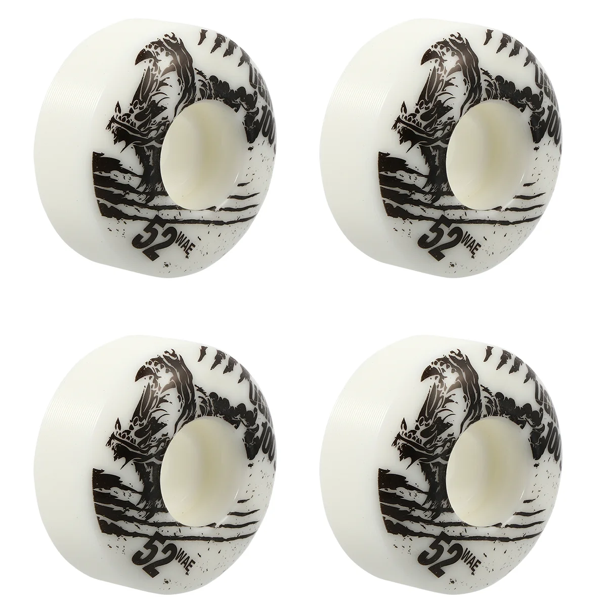 

4PCS Skateboard Wheel Professional 52x30mm Shock-resistant Longboard Wheels
